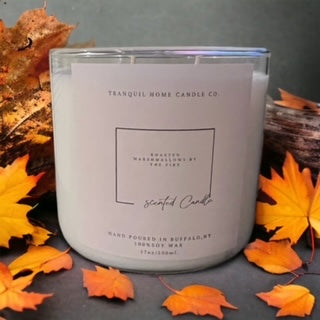 ROASTED MARSHMALLOWS BY THE FIRE 17OZ. TWO WICK CANDLE
