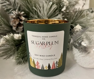 Sugarplum Fairy 10oz Scented Soy candle