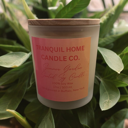 SUMMER GARDEN 14OZ. 2 WICK SOY CANDLE