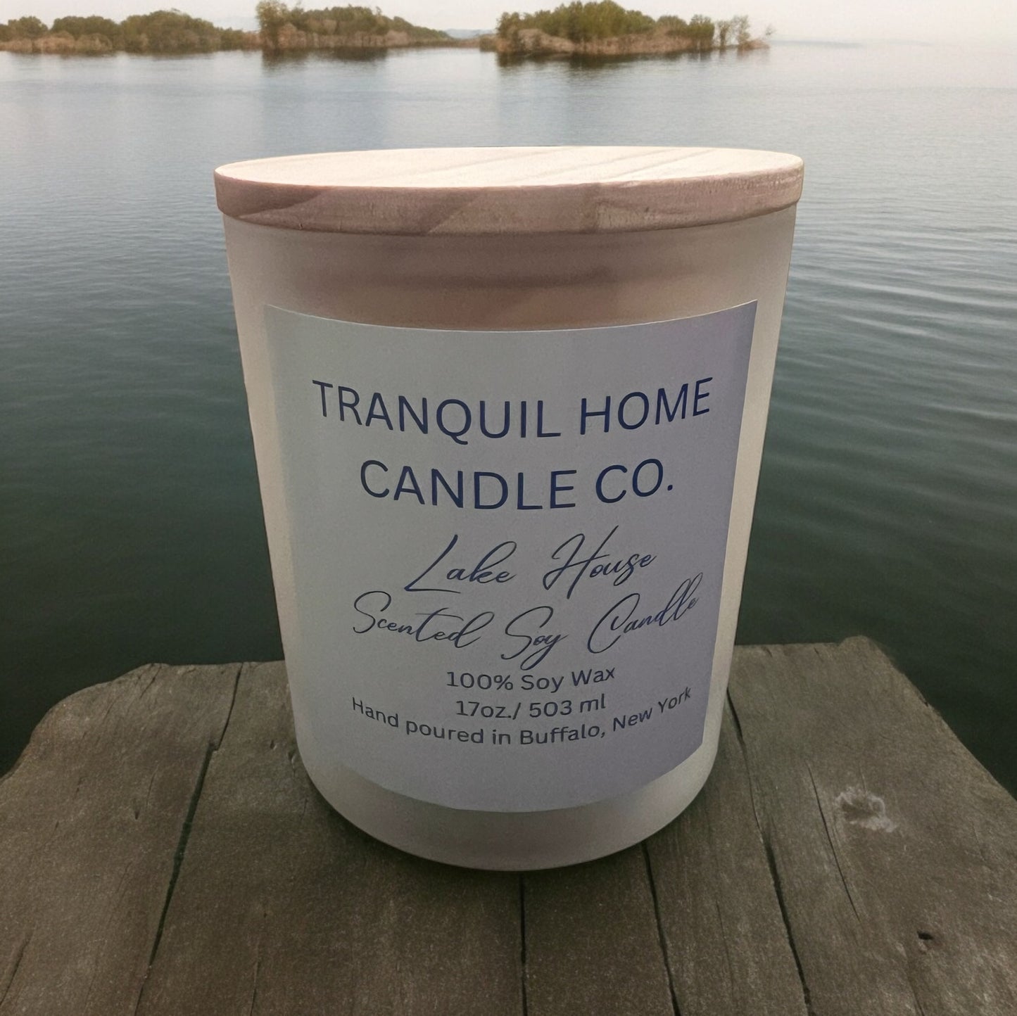 LAKE HOUSE 14oz. 2 WICK SOY CANDLE