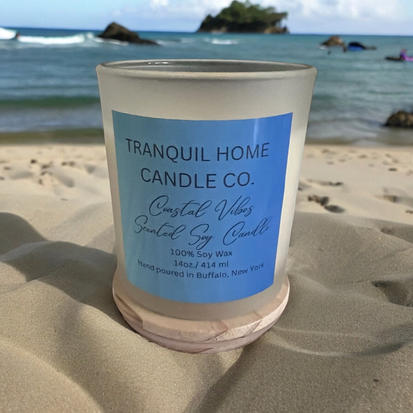 Coastal Vibes 14oz. 2 Wick Soy Candle