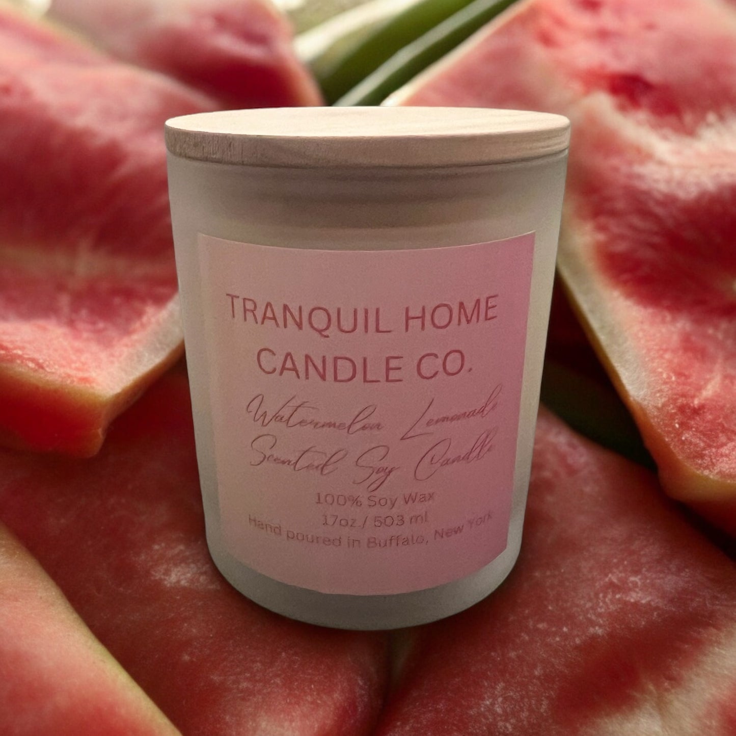 WATERMELON LEMONADE 14 oz.2 WICK SOY CANDLE