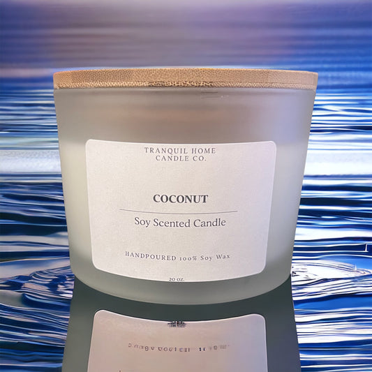 COCONUT SOY 20oz. THREE WICK CANDLE