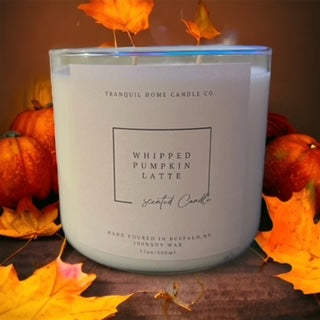 WHIPPED PUMPKIN LATTE 17oz. TWO WICK SOY CANDLE