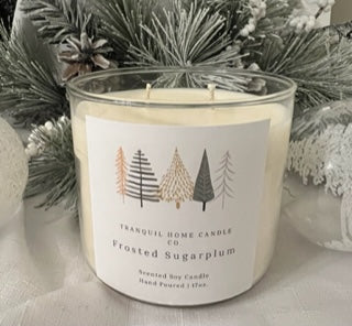 Frosted Sugarplum 17oz. Two Wick Scented Candle