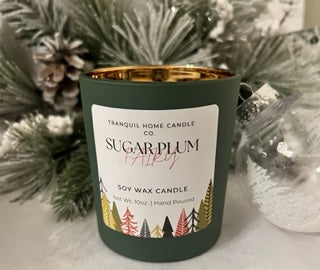 Sugarplum Fairy 10oz Scented Soy candle