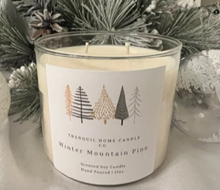 Winter Mountain Pine 17oz. Two Wick Scented Candle