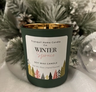 Winter Spruce 10oz Soy Scented Candle
